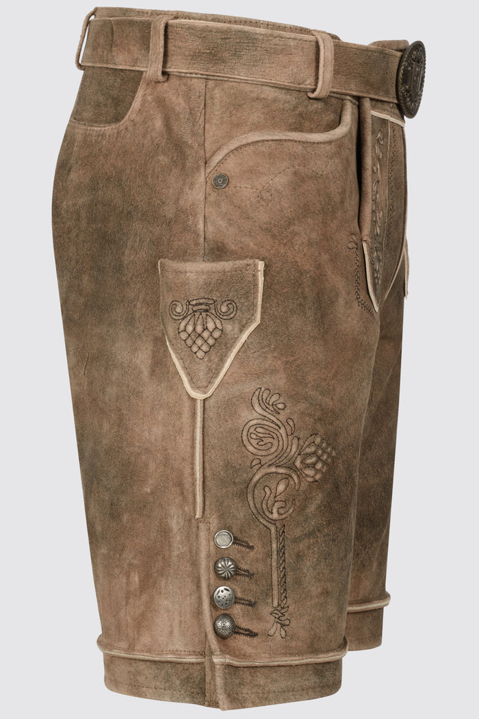 Kruger Jakobus lederhosen brown, detail