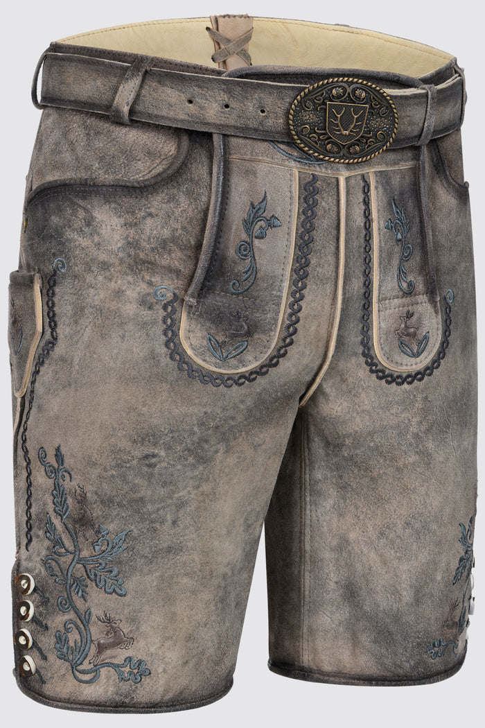 Kruger Kaelion lederhosen gray, back