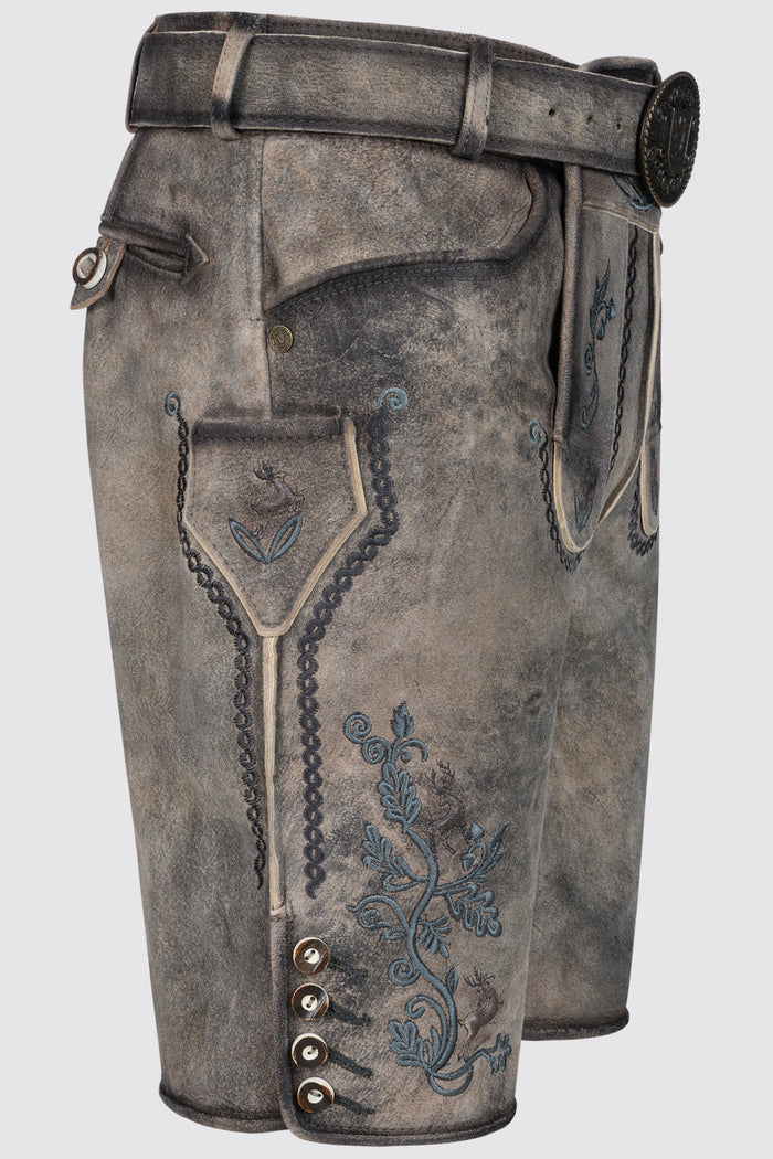 Kruger Kaelion lederhosen gray, detail