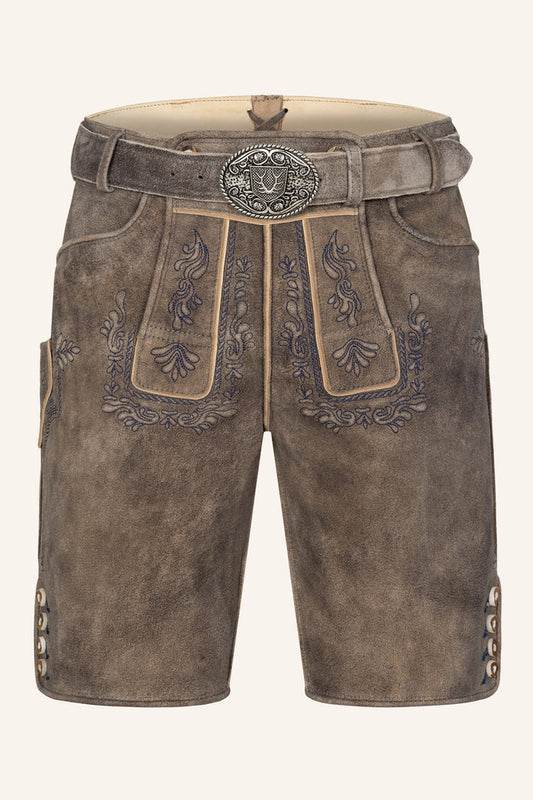 Kruger Karim lederhosen brown