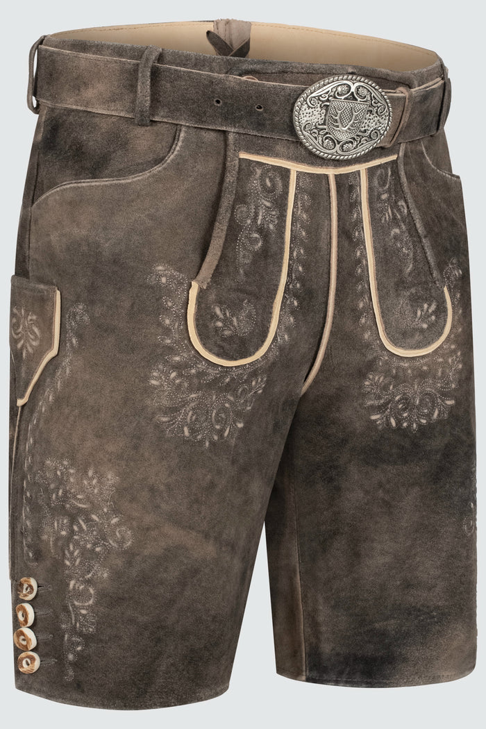 Kruger Ron lederhosen brown, back