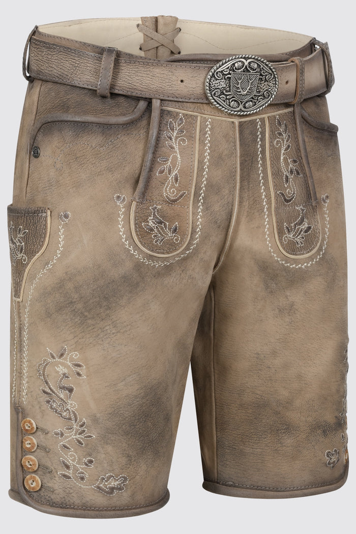 Kruger Wincent lederhosen brown, back