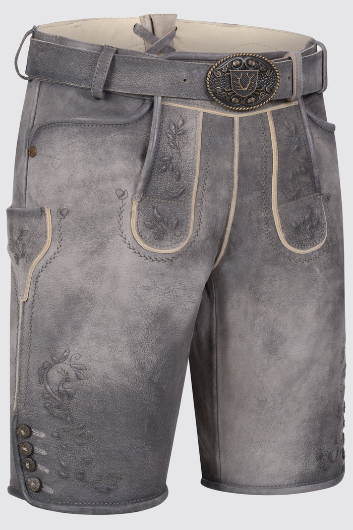 Kruger Wincent lederhosen gray, back