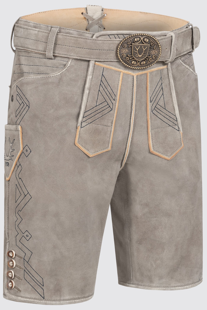 Kruger Xilas lederhosen gray, back