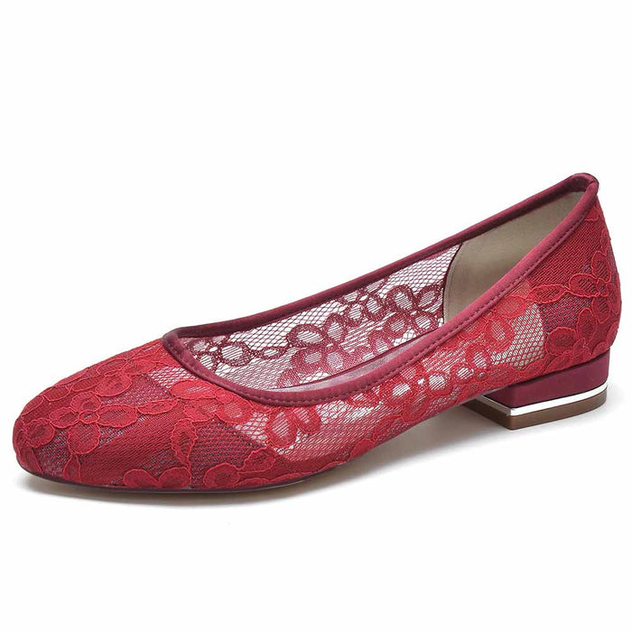 Lace Wedding Shoes comfortable event flat shoes