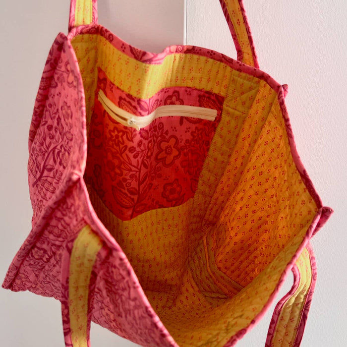 Lacey Quilted Tote