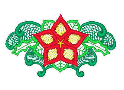 Lacy Christmas Ornaments [4x4] # 10854