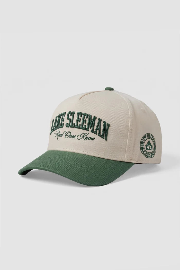 Lake Sleeman Snapback Hats - Side