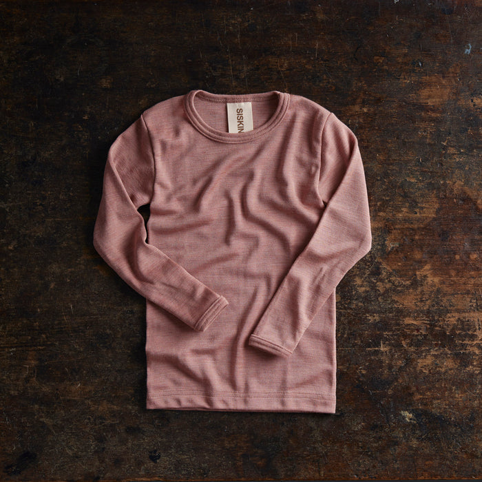 Lark Baby & Kids Top - Merino Wool & Silk - Orchid