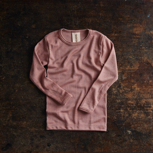 Lark Baby & Kids Top - Merino Wool & Silk - Orchid