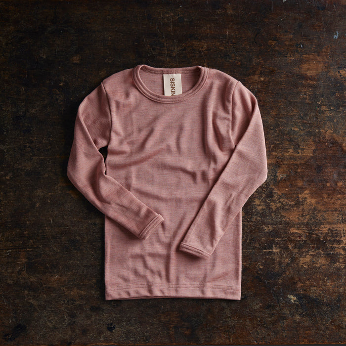 Lark Baby & Kids Top - Merino Wool & Silk - Orchid