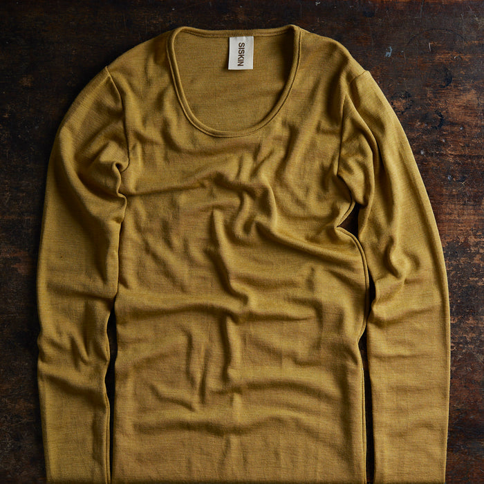 Lark Women's Top - Merino Wool & Silk - Pistachio