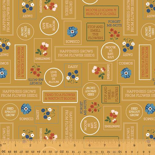 LAST CHANCE - FORGET ME NOT - STAMPS (2 YARDS)