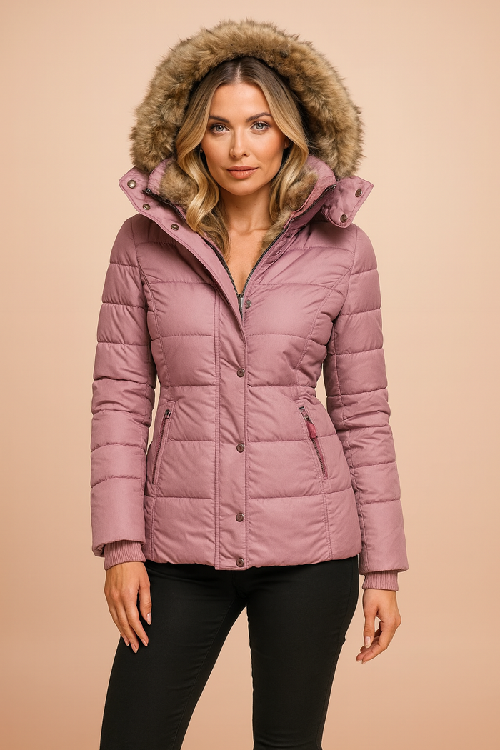 Lauren | Fitted Hooded Puffer Jacket with a Polished Winter Silhouette