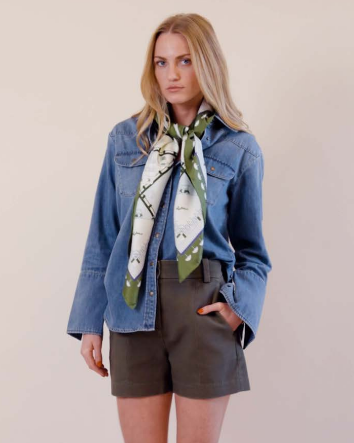 Lauren Shorts in Army Green