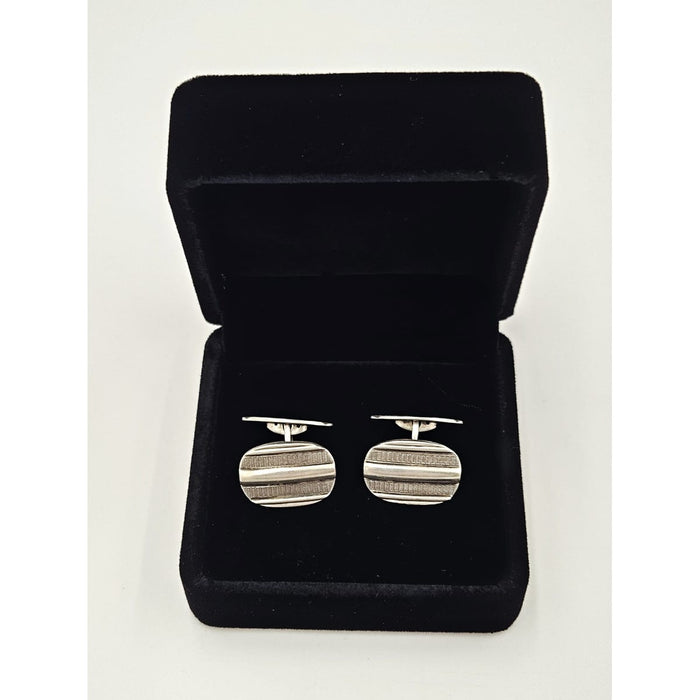 Laurits Nørgåard Jewelry Laurits Nørgåard Denmark Sterling Silver Modernist Cufflinks Circa 1920/30's