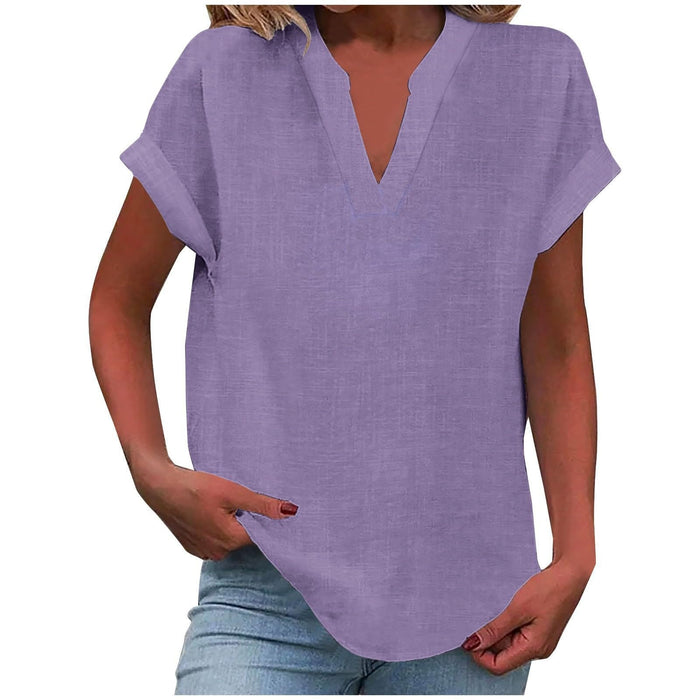 Lexi™ | Relaxed V-Neck Blouse