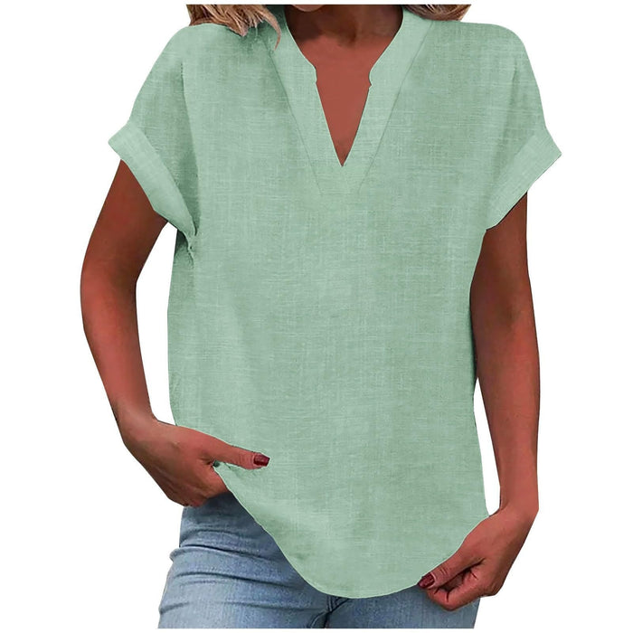 Lexi™ | Relaxed V-Neck Blouse