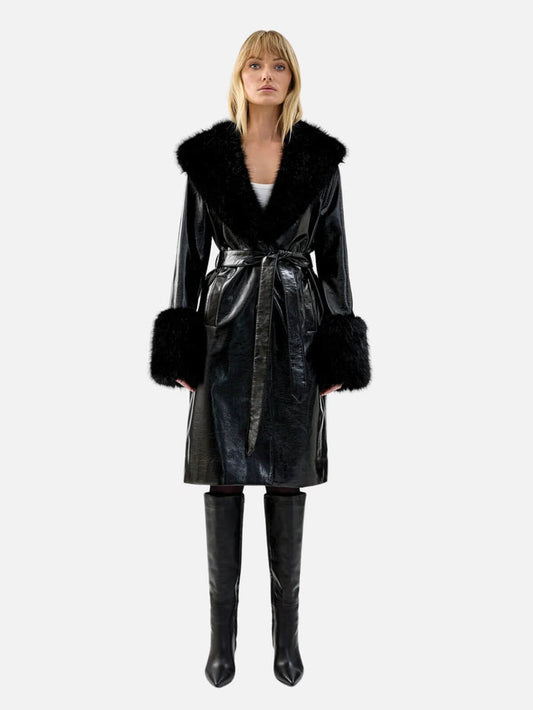 Libertango Coat - Black Coats & Jackets Unreal Fur