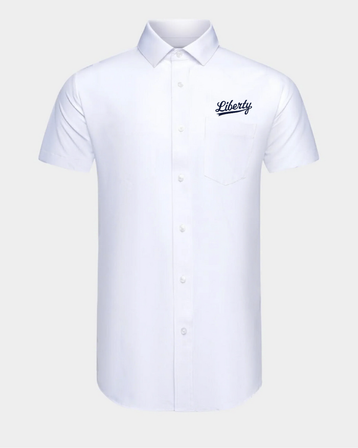 Liberty Phenom Classic White Short Sleeve Dress Shirt