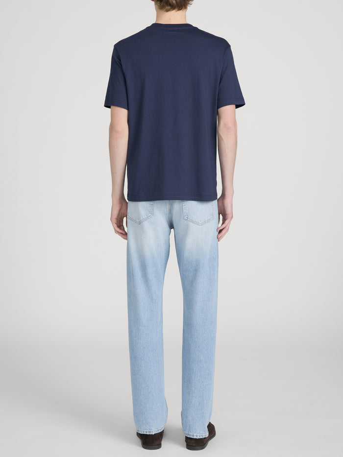 Tee on model back