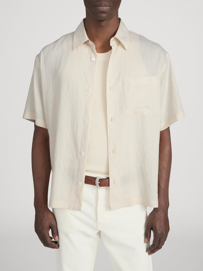 Lightweight Shirt -- Natural Stripe