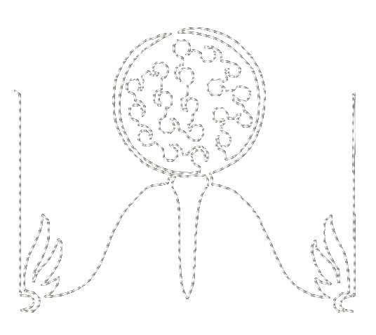 Lineart Golfer Borders [4x4] 11372 Machine Embroidery Designs