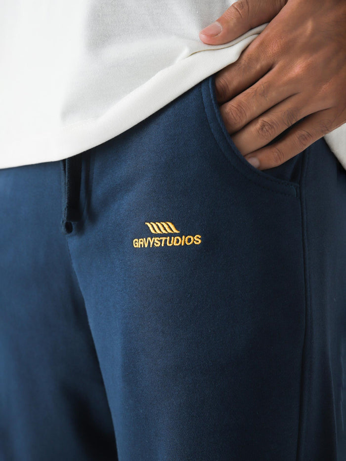Deep Blue Baggy Trouser – Live In Pants | GROOVY Pakistan