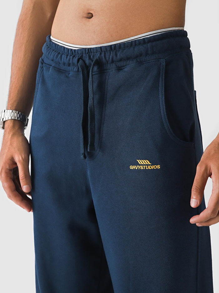 Deep Blue Baggy Trouser – Live In Pants | GROOVY Pakistan