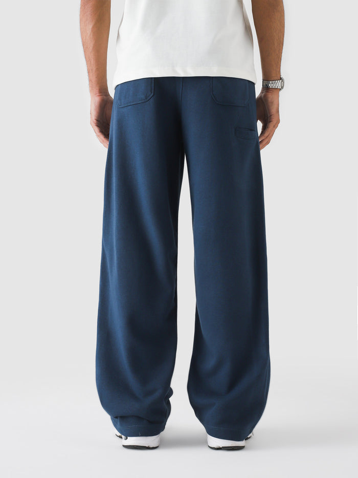 Deep Blue Baggy Trouser – Live In Pants | GROOVY Pakistan