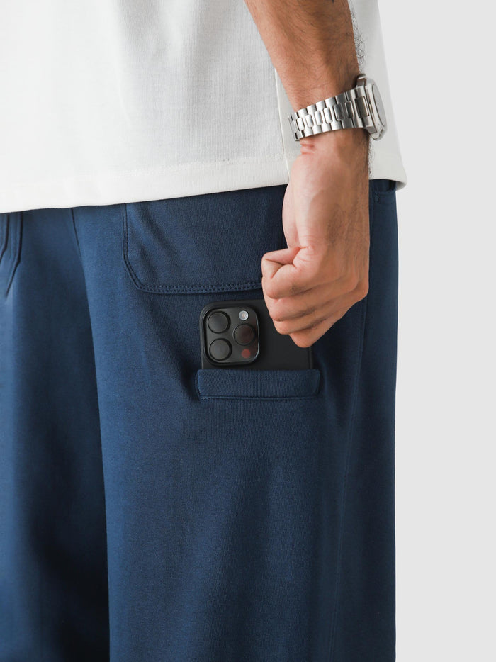 Deep Blue Baggy Trouser – Live In Pants | GROOVY Pakistan