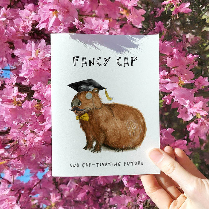 Liyana Studio Graduation Card - Fancy Capybara