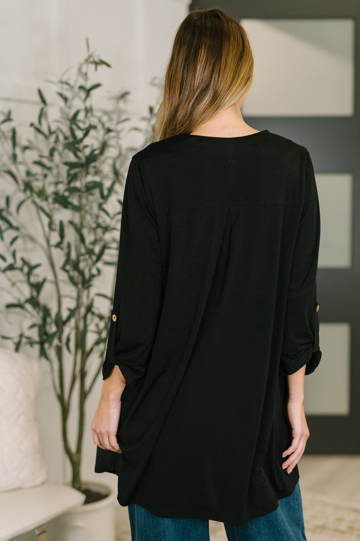 Lizzy Cardigan in Black by Dear Scarlett