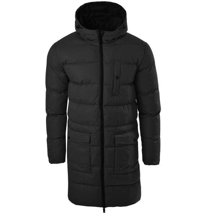 Longline Puffer With Double Pocket