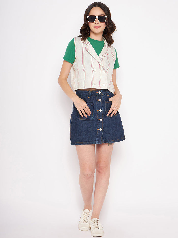 Madame Beige Lapel Collar Neck Shrug