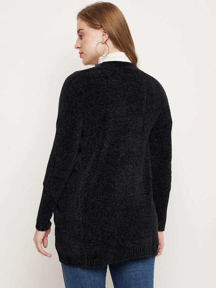 Madame Black Open Front Shrug