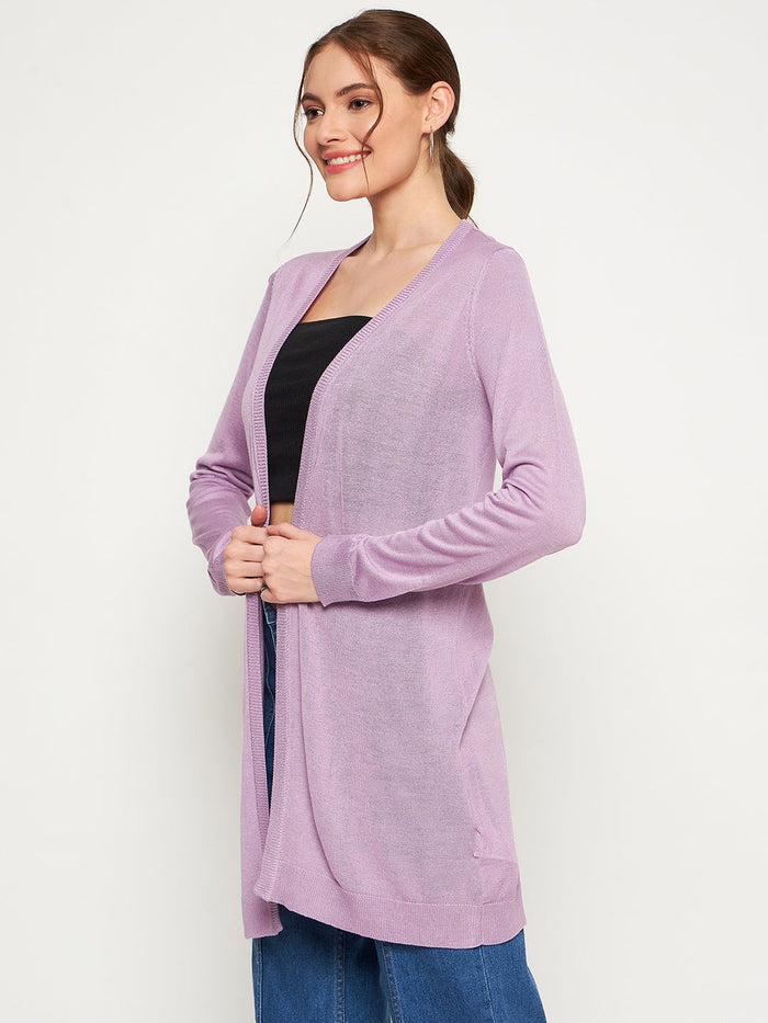 Madame Lilac Knitted Shrug