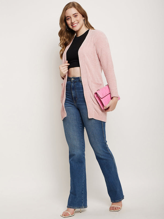 Madame Peach Open Front Shrug