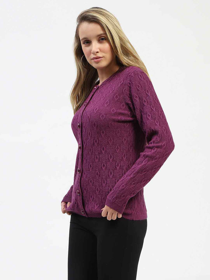 Madame Plum Buttoned Cardigan