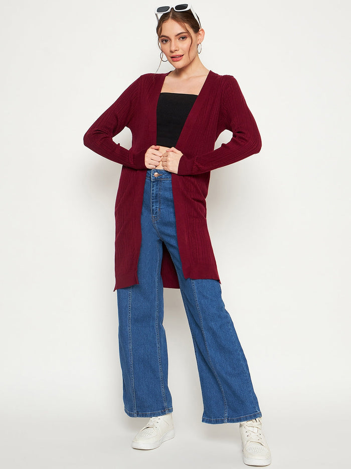 Madame Wine Longline Shrug