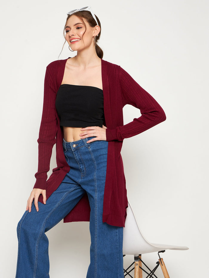Madame Wine Longline Shrug