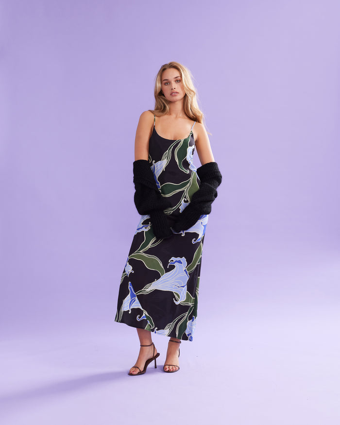 MADRID SLIP DRESS NOUVEAU FLORAL