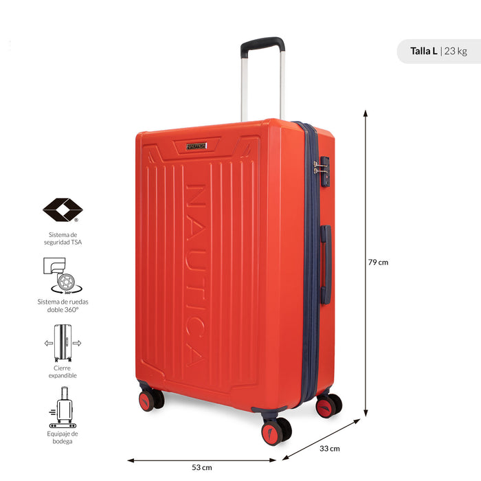 Maleta grande Copper naranja