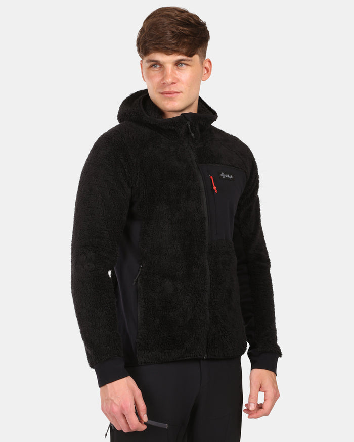 Herren-Kapuzenpullover aus haarigem Fleece Kilpi NORKA-M