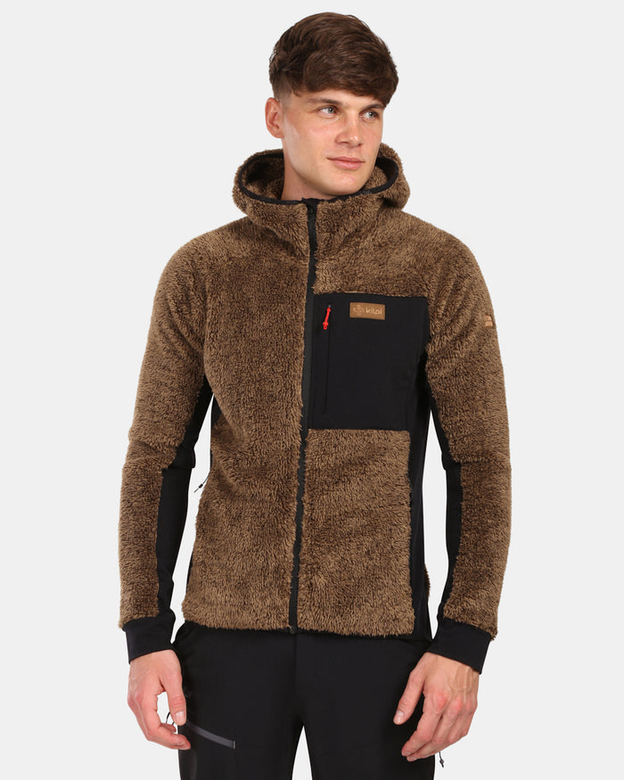 Herren-Kapuzenpullover aus haarigem Fleece Kilpi NORKA-M