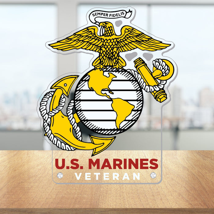 Marines EGA Veteran Acrylic Sign*