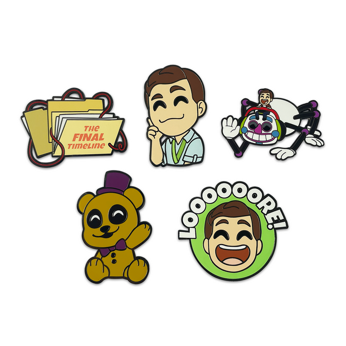 MatPat X FNAF Pin Set