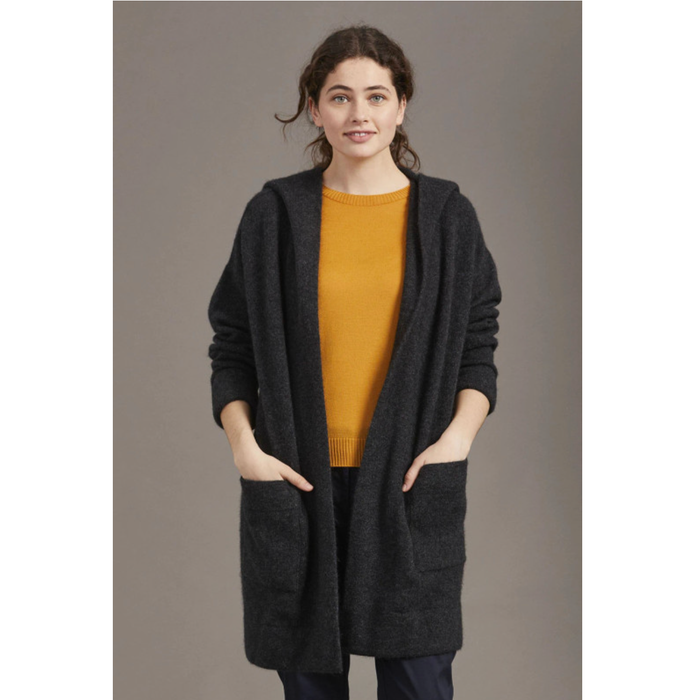 McDonald - Merino & Possum Oversized Hood Jacket (5013)
