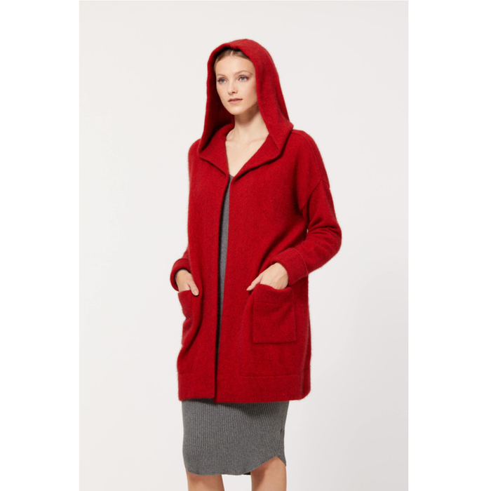 McDonald - Merino & Possum Oversized Hood Jacket (5013)