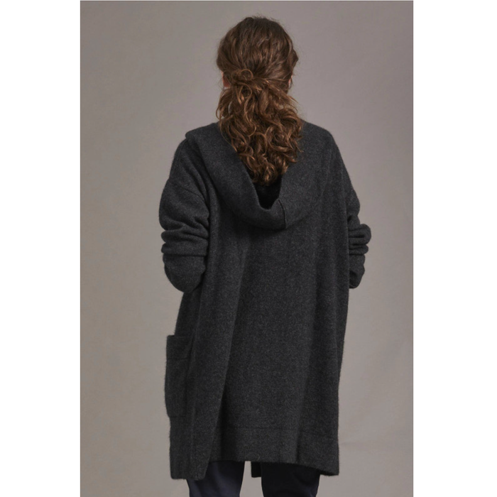 McDonald - Merino & Possum Oversized Hood Jacket (5013)